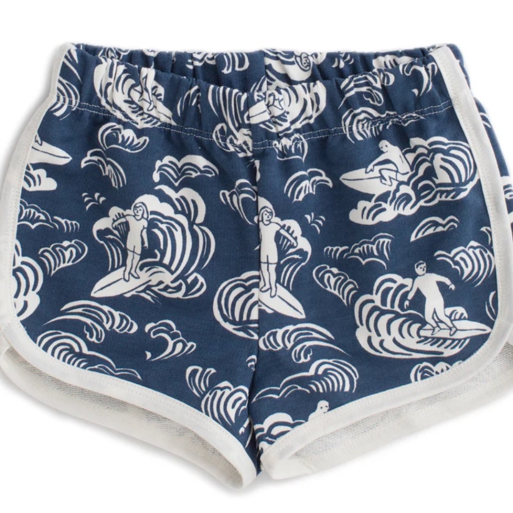 Winter water factory organic cotton shorts 2T surf